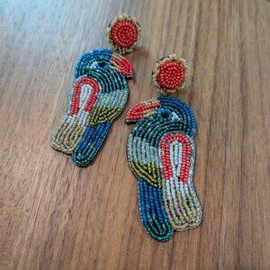 The Tiny Tassel Beaded Carn Earring